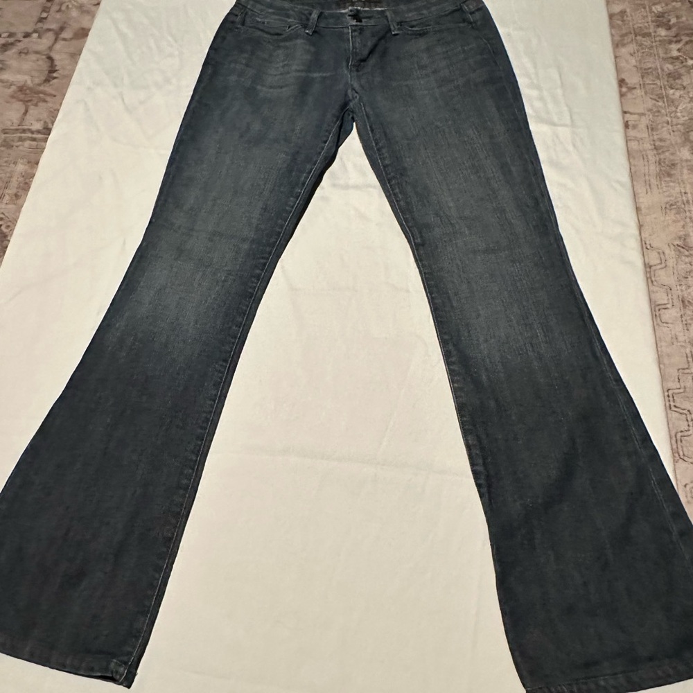 Joe's Jeans "Honey" boot cut with gemstone embellishments medium/dark wash.
